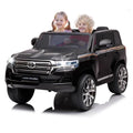 2-Seater 2- Siedzisko, 2-Siedzisko Licensed Land Cruiser, 12V z zdalnym sterowaniem, Asypets Electric Kids Ride- On Car SUV, 12V