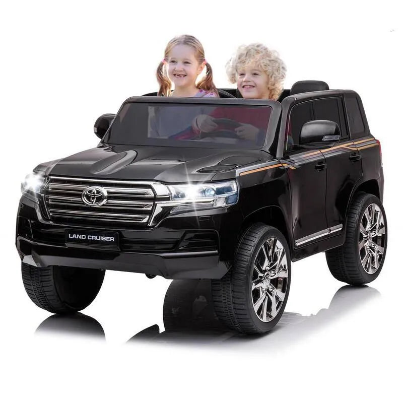 2-Seater 2- Siedzisko, 2-Siedzisko Licensed Land Cruiser, 12V z zdalnym sterowaniem, Asypets Electric Kids Ride- On Car SUV, 12V