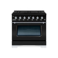 Gaz Zakres 6 Burner wolnostojący Single Piec 36-IN, Szara rodzina, CLASSICO