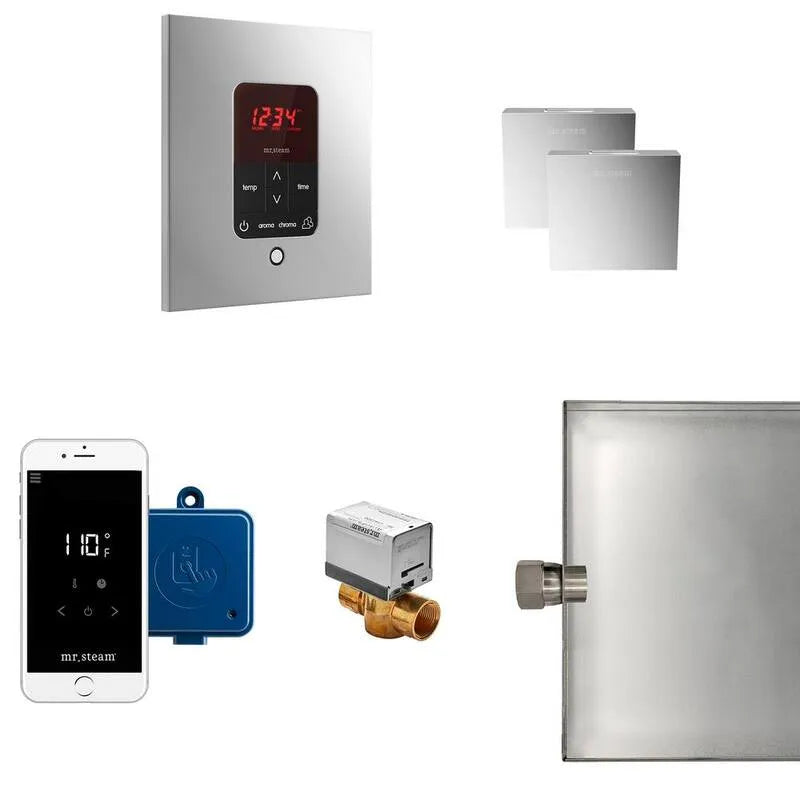 Max Package Square w polerowanej Chrome, Butler