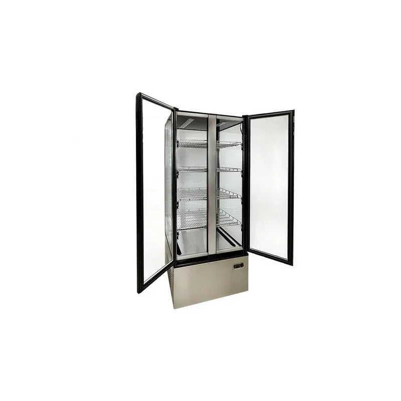 Lodówka ECL600, czarny, 85,2 cm, 600,3 l