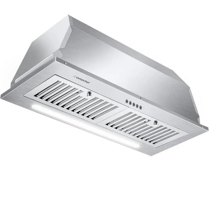 Okap kuchenny, 3-prędkość Okap 3 -prędkość, Stal nierdzewna, 900 CFM, 76,2 cm, Pod gabinetem
