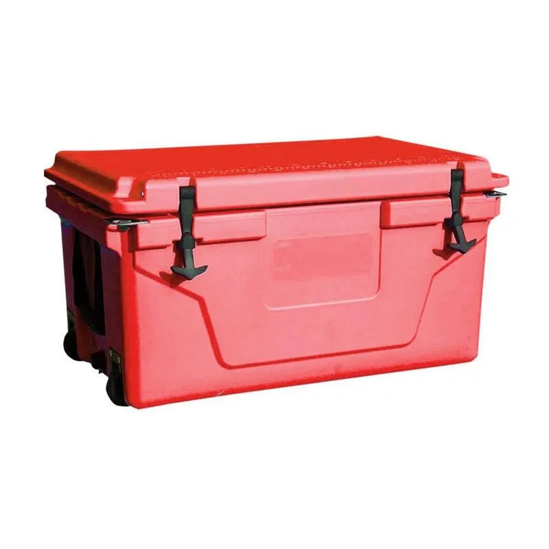 61,5 l, Na zewnątrz Fishing przenośny chłodziarka Camping Ice Chest chłodziarka Box w kolorze czerwonym, Na zewnątrz