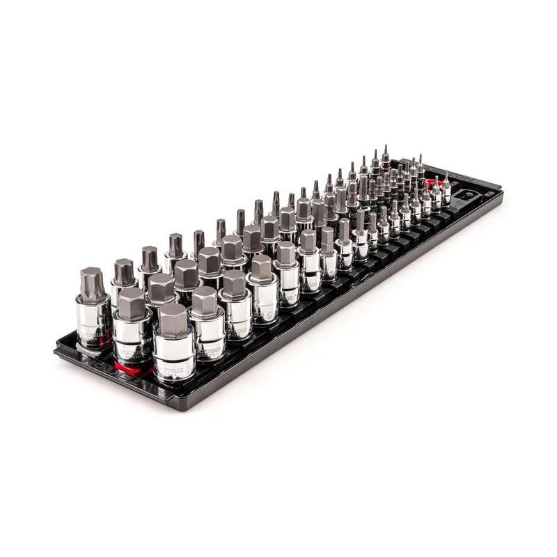 T6-T80 57-elementów Zestaw nasadek na klucze i tors 57- kawałek, 1 / 5,1 cm, 10,2 cm, 19 mm, 1 / 4, T6- T80