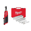 51-elementów 12-Volt Milwaukee 12- Volt Mechanics Metric Tool Set, 1 / 4 in., 51- elementów, akumulatorowy konstrukcja, M12