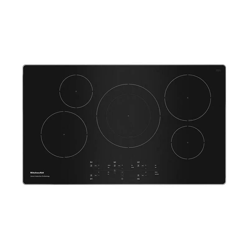 KitchenAid KuchenAid Elektryczny Indukcja Modular Coopers, Stal nierdzewna, 91,4 cm, 5 Palnik, Czarny