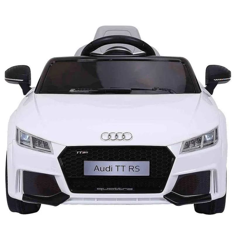 12-Volt 12- Volt, zdalne sterowanie, biały, Audi TT RS z napędem na kierownicę