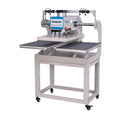 Przesuwanie Dual Platen Prasa termiczna, Technologia podczerwieni, 40,6 cm, 61 cm, Biały Plus niebieski