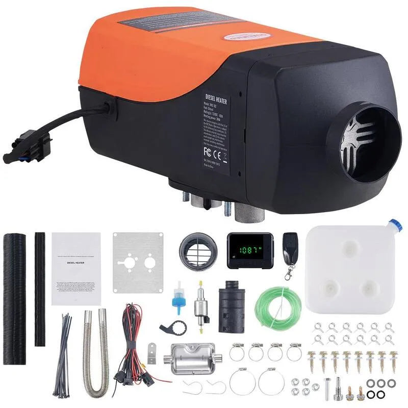 12-Volt 12- Volt, 2KW, 6824 BTU, Zdalne sterowanie, Kompaktowy projekt przenośny, Diesel, 824 BTU Przenośny ogrzewacz diesla