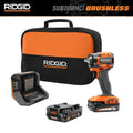 RIDGID DARMOWY 2 zestaw klucz udarowy, 18V, 3 / 20,3 cm, Kompaktowy przenośny projekt, Worek i DARMOWY 2.0 Ah MaX akumulator wyjściowy, Bezszczotkowy