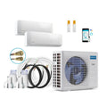 2.25-Ton MRCOOL 2.25- Ton Split Mini System, 22 SEER, 21000 BTU, 25ft, 2-Zone, 12K
