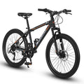 21-prędkość 21- Prędkość, 61 cm Orange Girls and Boys Shimano Mountain Bike z Daul Disc Hamulce i przednie zawieszenie MTB, 61 cm