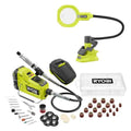 2-Tool RYOBI 2-Zestaw narzędzi Combo, 18V, bezkordowe Zacisk światła, akumulator i ładowarka, bezkorkowe konstrukcja, bezszczotkowy