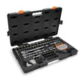 131-elementów 84-Tooth Zestaw narzędzi do mechaniki metric 84- Ząb, 1 / 10,2 cm, 20,3 cm, 5,1 cm, 131- Kawałek, Napęd 84- Ząb