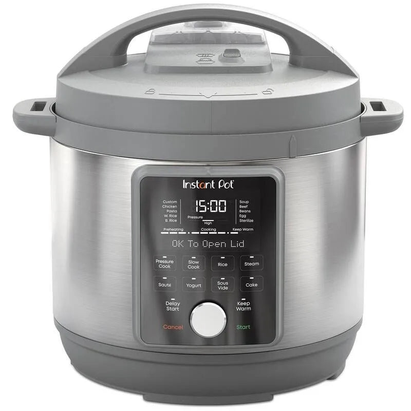 Instant Pot Szybki piec elektryczny Pot, 7,6 l, stal nierdzewna, srebro