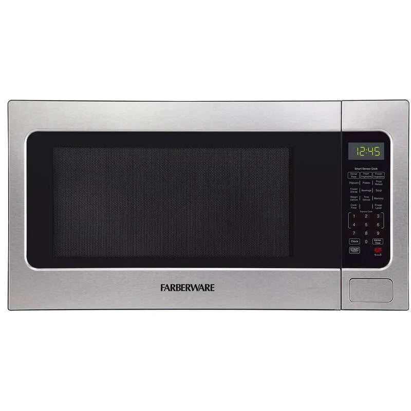 1200-Watt Kuchenka mikrofalowa Piekarnik 1200- Wat, Stal nierdzewna, 62 cm, 62,3 l, Szeroka 2.2 Cu, Srebro
