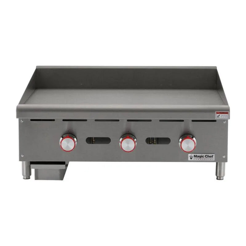 Magic Chef, 91,4 cm, komercyjny-klasy konstrukcja, Termostatyczny Komercyjny Gaz płyta grillowa