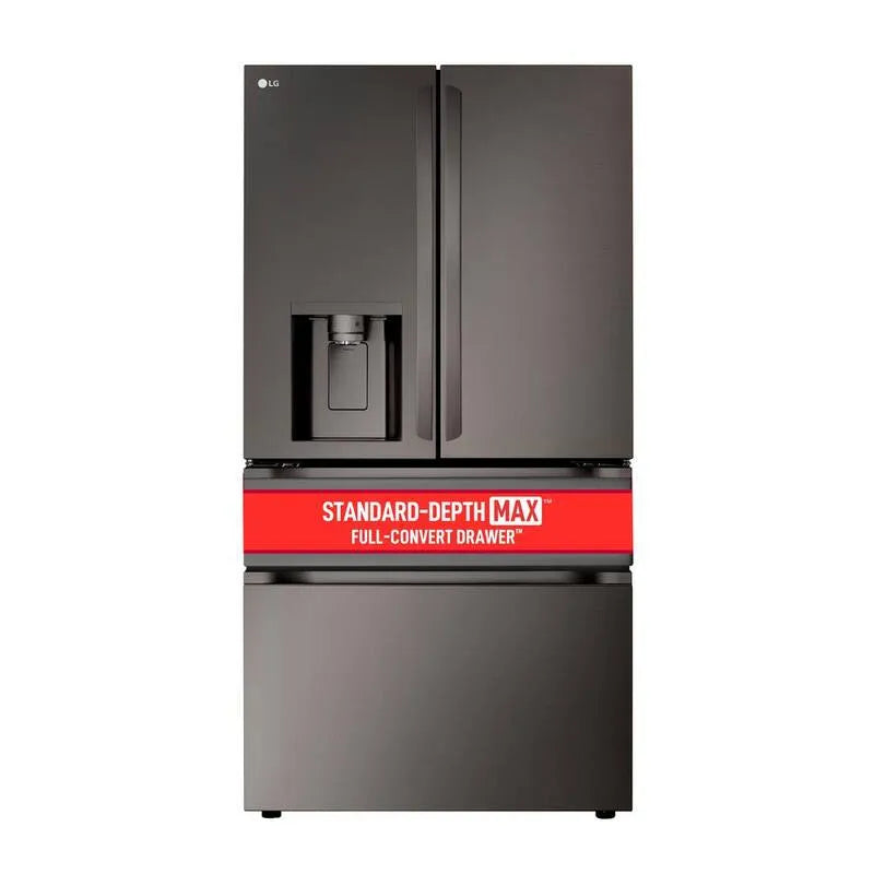 LG Lodówka, 821,2 l, Stal nierdzewna, Czarny