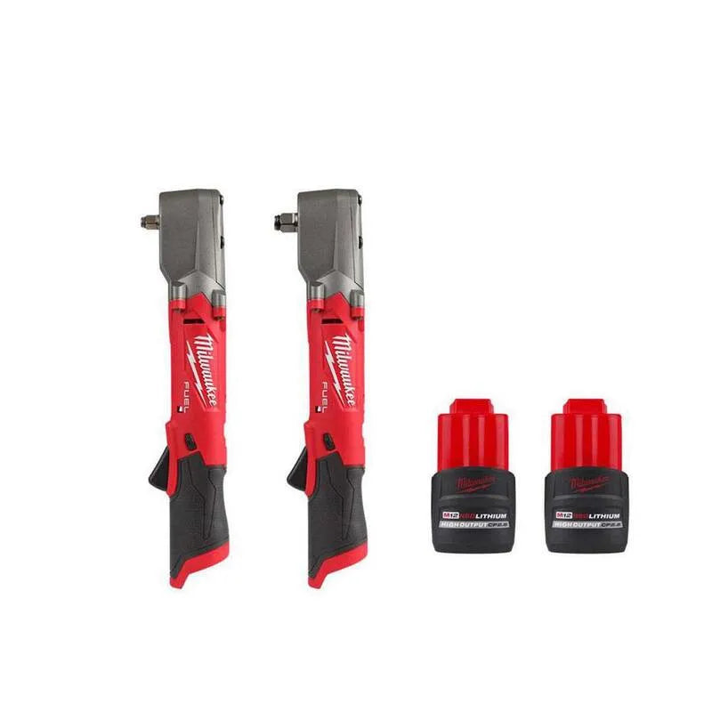 Milwaukee FUEL 12V M12, 3 / 20,3 cm, 5,1 cm, M12 CP 2.5 Ah Baterie, Prawe kątowe klucze uderzenia z, akumulatorowy konstrukcja, bezszczotkowy