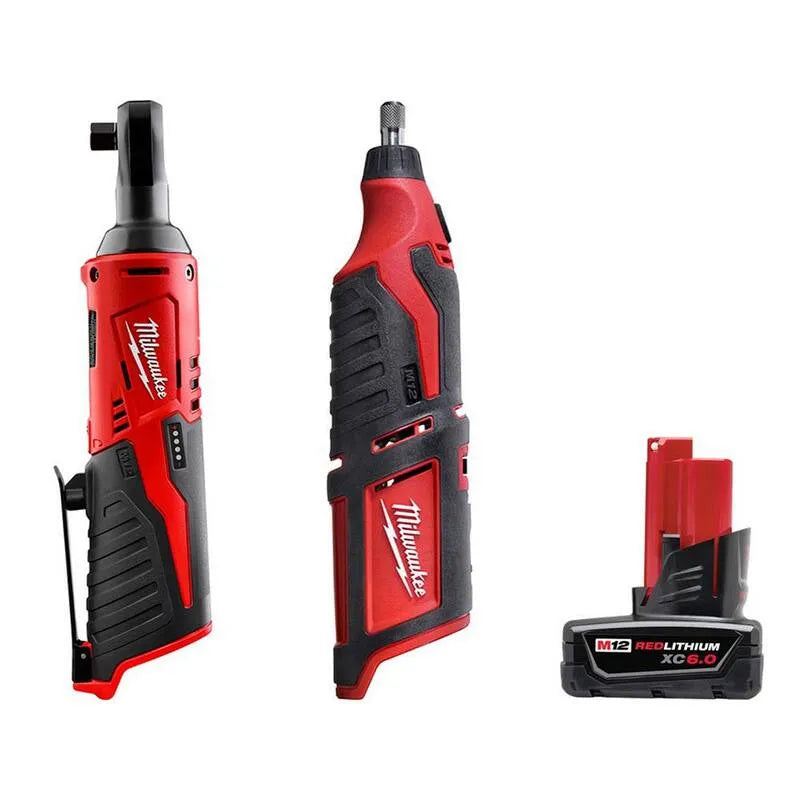 12-Volt Milwaukee 12- Volt Rotary Tool, 3 / 8 in., akumulatorowy konstrukcja, M12, 6.0 Ah