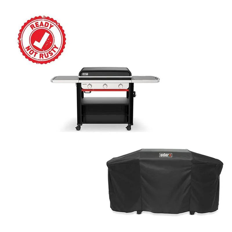 3-Burner Weber 3- Burner Flat górny Grill, Propan płynny, 76,2 cm, Czarny