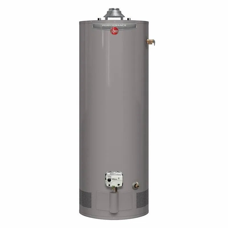 6-Year Rheem 6- Rok, 50 Gal, 40000 BTU, Gaz ziemny, Wydajność 50 Gal. Krótki 40000 BTU Gaz ziemny podgrzewacz wody z gwarancją