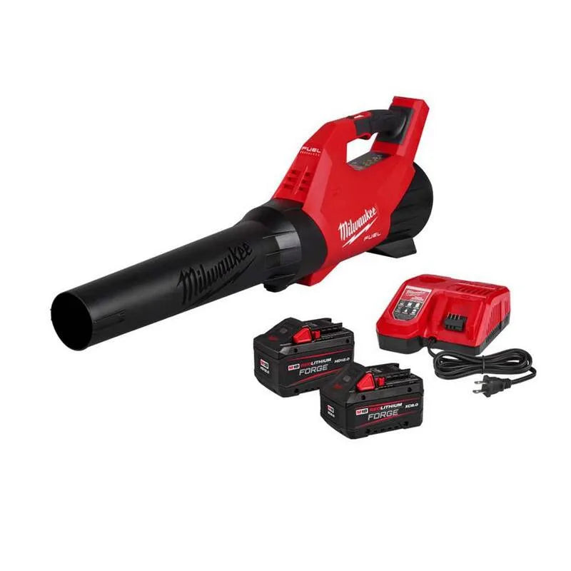 Milwaukee FUEL 120 M18 Zestaw do bateryjnego rozpylania, bezkorbowy konstrukcja, 500 CFM, 18V, szybkie ładowanie, akumulatory FORGE, bezszczotkowe