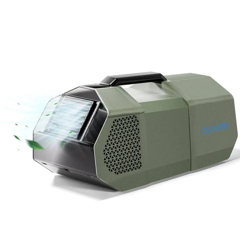 Klimatyzacja 2500 BTU przenośny 3- wentylator, z 3-wentylator Speeds na Camping, Samochód lub RV w Green, Kompaktowy przenośny konstrukcja, 55 m2
