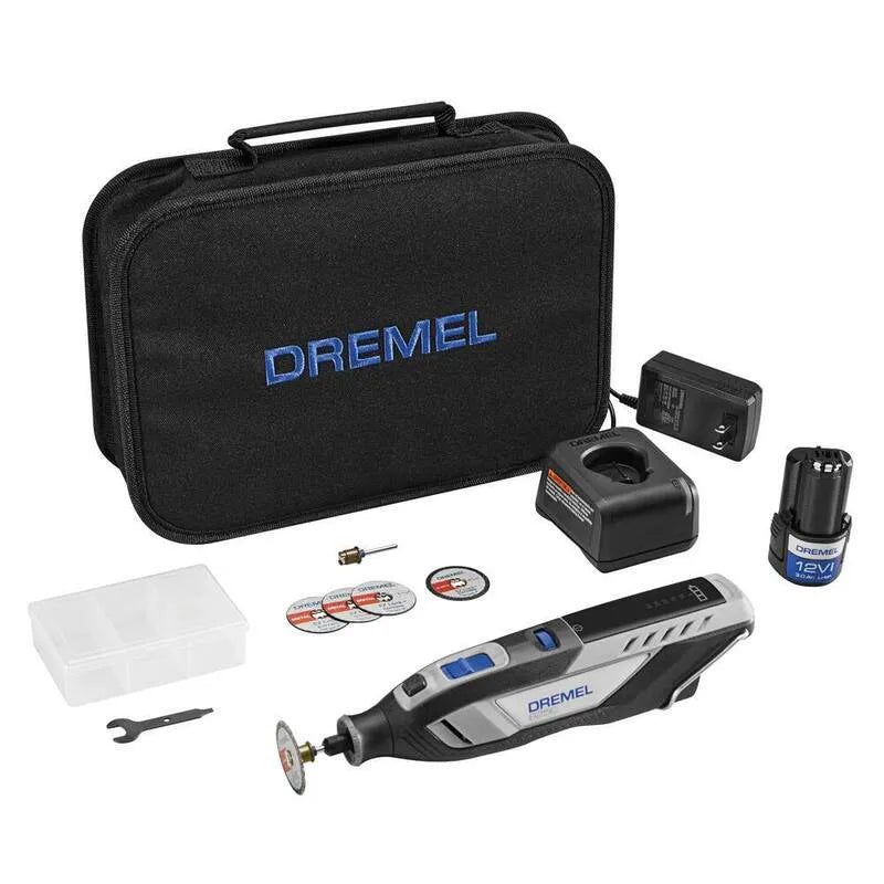 Dremel Lithium- Ion Bezszwowy zestaw narzędzi wirowych, 12V, Bezszwowy projekt