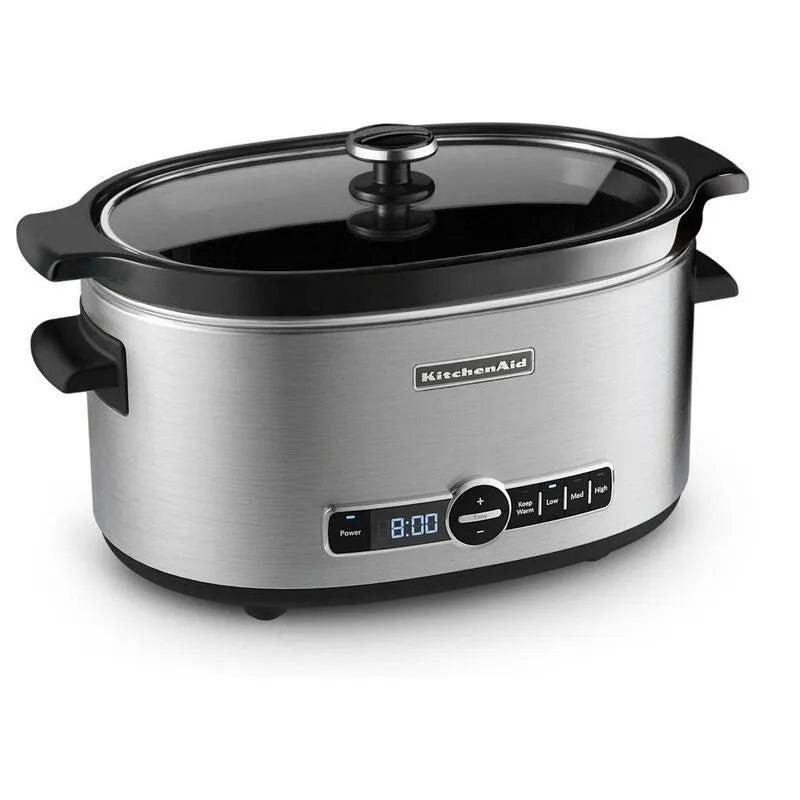 KitchenAid Slow urządzenie do gotowania, 5,7 l, Programowalne piwo, Stal nierdzewna, Timer