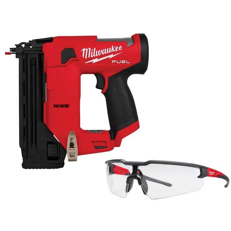 12-Volt Milwaukee 12- Volt, 1 / 2 in., akumulatorowy konstrukcja, kompaktowy przenośny konstrukcja, Tylko narzędzia, kompaktowy Brad Nailer, z Okulary bezpieczeństwa, M12