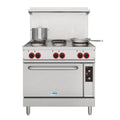 3-Phase 208-Volt 6-Burners Zasięg elektryczny 6- Palniki, Stal nierdzewna, Kontrakty klasy, 91,4 cm, 208- Volt 3- Faza