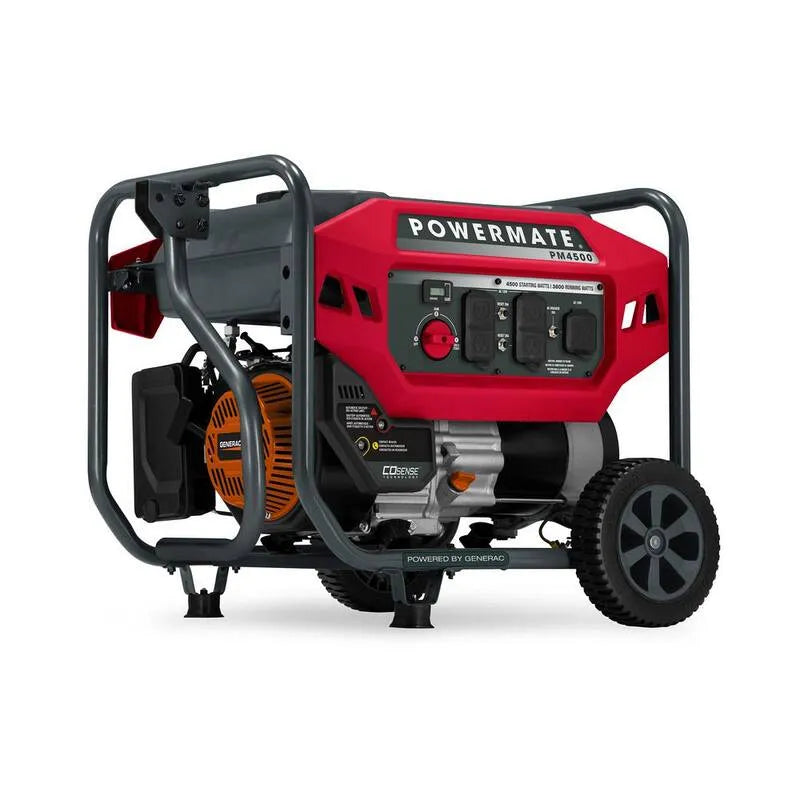 49-ST/CSA 3600-Watt Przenośny generator 3600- Watt ręczny start Gas- zasilany PM4500, 49- ST / CSA, Kompaktowy projekt przenośny