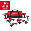 18-Volt Milwaukee 18- Volt Lithium- Ion akumulatorowy Combo Kit, akumulatorowy konstrukcja, Ładowarka i Torba narzędziowa, M18