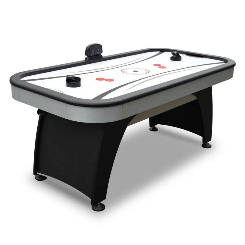 z Elektroniczne Scoring, 6 stóp, Silverpass. Air Hockey Game Table dla Pokoje gier rodzinnych