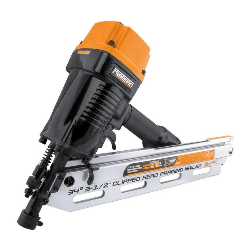 Ramowanie Nailer, Clipped Head, Pneumatic 34 Degree 3-1 / 2 in., 2 in.