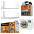 220-Volt System Split 220- Volt, Wall- Mountable, Funkcje cieplne, 2.25 Ton, 27000 BTU