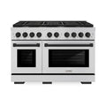8-Burner Gaz Zakres 8- Burner, 121,9 cm, Stal nierdzewna, Gotowanie konwekcji, Autograf, Czarny