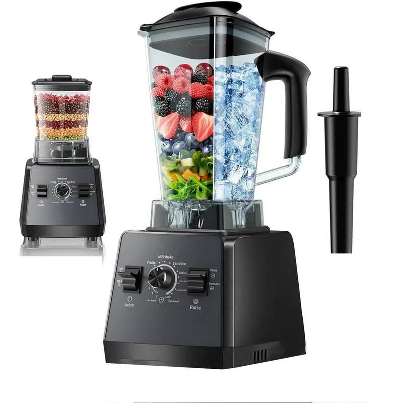 Mieszacz przeciwgórny 15-prędkość, 68 oz, 2540 cm, 25000RPM, Czarny