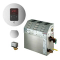 Generator, 6kW łaźnia parowa z paskiem iTempo AutoFlush w polerowanym chromie