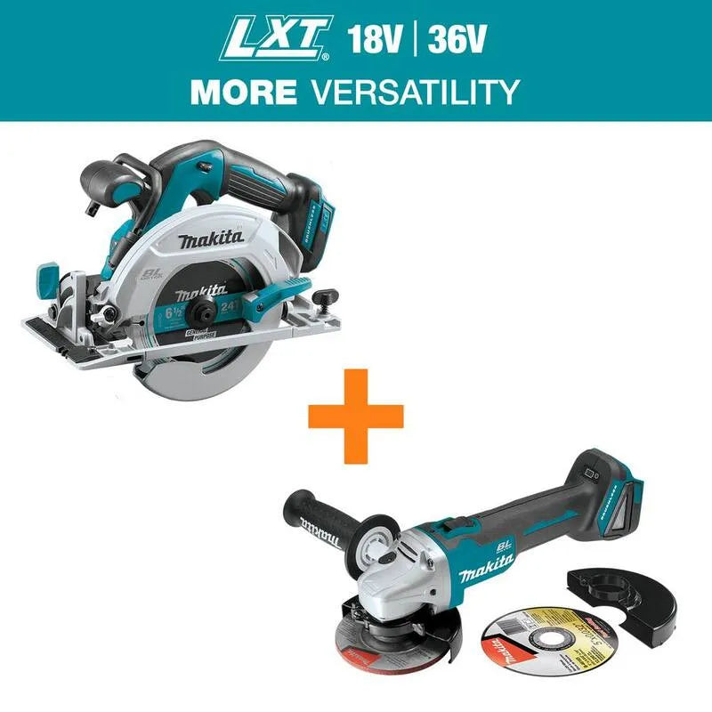 Makita, 18V, 6-1 / 5,1 cm, 12,7 cm, Cut- Off / Kąt szlifierki, bezszczotkowy