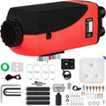 12-Volt 8000, 12- Volt, 27296 BTU Diesel Air Heater Diesel Heater z Muffler i przełącznik Knob do łodzi autobusowej RV i przyczepy, 27296 BTU