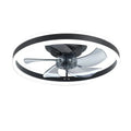 Wentylator sufitowy, 50 cm, Apollo 50 cm, Kryty, Czarny, pilot- Kontrolowany cyrkulacja powietrza