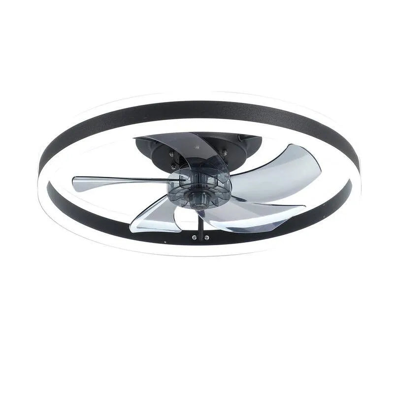 Wentylator sufitowy, 50 cm, Apollo 50 cm, Kryty, Czarny, pilot- Kontrolowany cyrkulacja powietrza