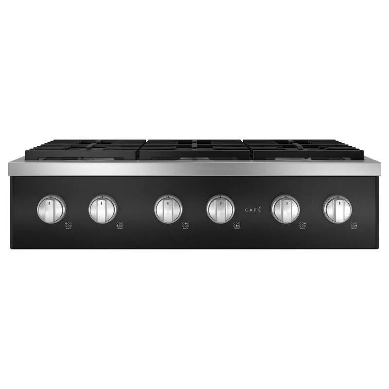 Cafe Gaz Cookie, 91,4 cm, 6 Palniki, uszczelnia- Burner nablatowy Powierzchnia gotowania, matte czarny