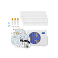 3-Zone 3-ton MRCOOL 3- ton system bezkostny Mini Split, 22.5 SEER, 36000 BTU, 25ft, 230V, 3- Strefa, 12K