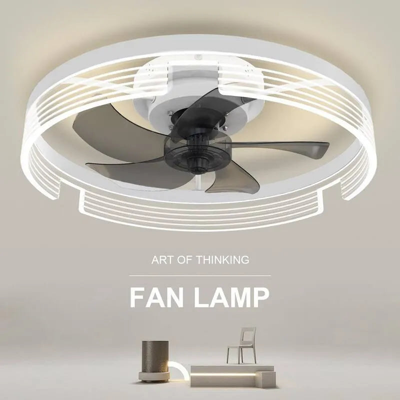 Opady LED Wentylator światła, 50 cm, 6 Speeds, Cool biały- Natural- Ciepły biały