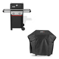 2-Burner E-210 Weber E- 210 Burner Liquid Propane Grill Gaz, 2- Burner, czarny