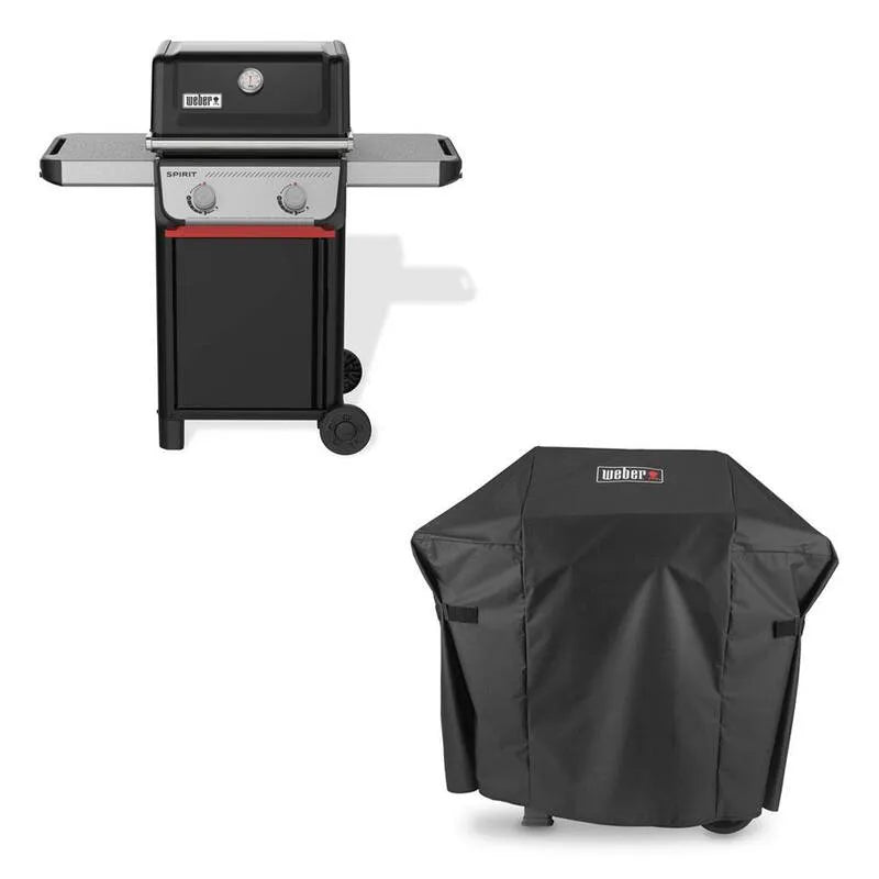 2-Burner E-210 Weber E- 210 Burner Liquid Propane Grill Gaz, 2- Burner, czarny