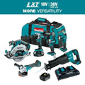 6-elementów Makita 5.0Ah elementów Kit, 18V, 6- elementów, Piła Recipro, Kierowca uderzenia, Hammer Driver-Drill, bezszczotkowy